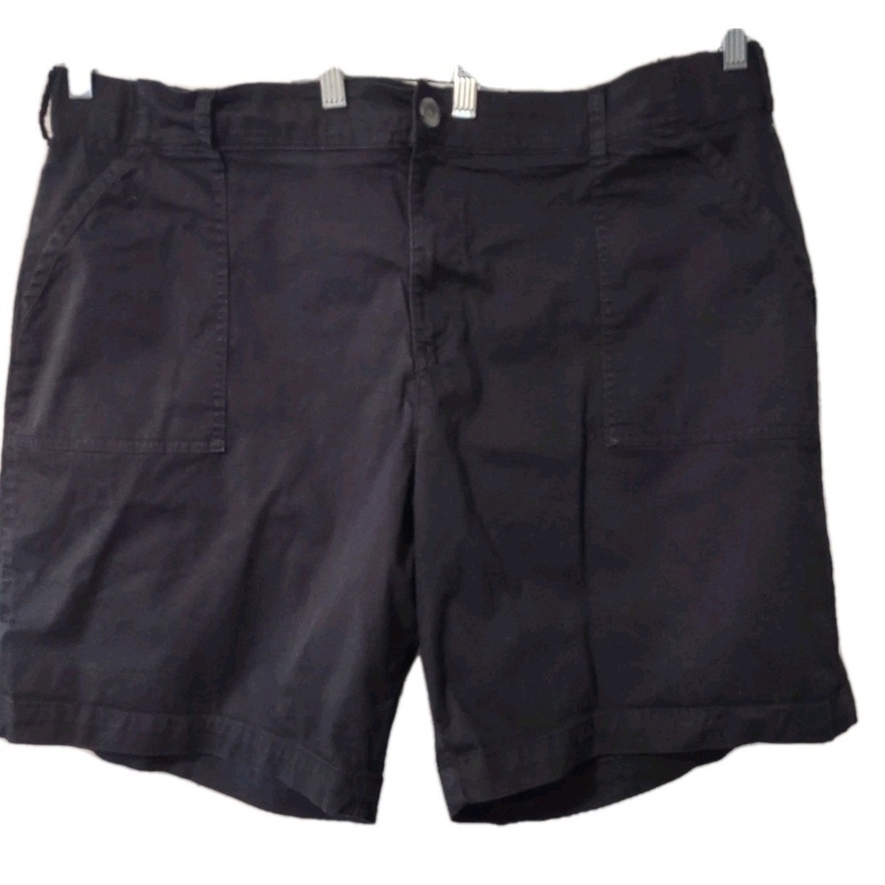 Lee Shorts M Women 22W Black Plus Size Utility Gorpcore Normcore Casual Summer - Picture 12 of 12